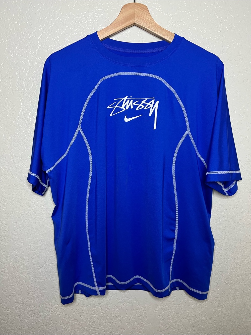 Stussy x Nike UV Crew "Hyper Royal" Size Small